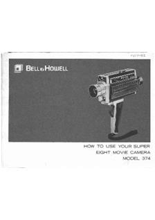 Bell and Howell Autoload (S8) Series manual. Camera Instructions.